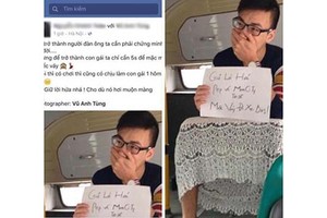 Dân mạnh tranh cãi nảy lửa chàng trai mặc váy đi xe bus