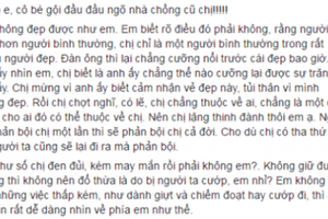 Thư “nhường chồng” cho cô nhân viên gội đầu gây “bão” mạng 