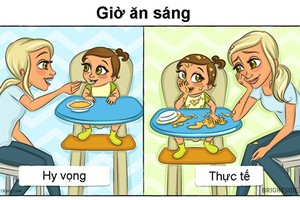 Cuộc sống đầy màu sắc của vợ chồng trẻ khi lần đầu có con