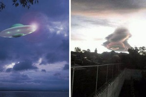 Bí ẩn UFO khổng lồ lơ lửng trên bầu trời Mexico