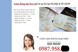 Làm bằng giả rẻ như... bèo