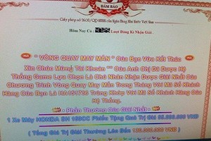 Cô gái mất cả chục triệu vì chơi game “trúng xe SH“