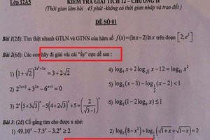 "Tám" sôi nổi với đề kiểm tra Toán bắt đi tìm... “cái ấy”