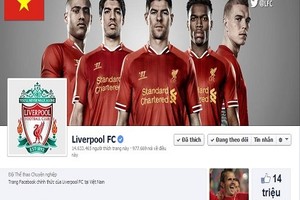 Liverpool trình làng Fanpage tiếng Việt với lượng fan khủng