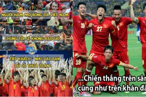 CĐV Việt Nam hô hào chơi đẹp với Malaysia tại Mỹ Đình