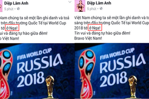 Diệp Lâm Anh trần tình sau sự cố chúc nhầm U19 Việt Nam