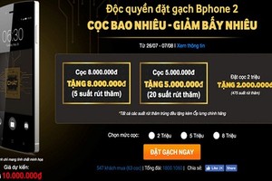 Hàng trăm người đặt mua dù Bphone 2 chưa ra mắt