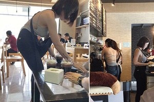 Quán cafe toàn hot girl gợi cảm gây sốt ở Thái Lan