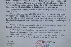 Kon Tum: Hai giáo viên bị lừa gần 1,4 tỉ đồng