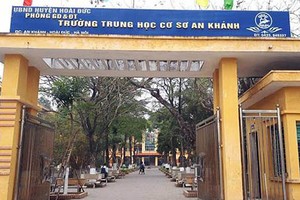 Hàng chục học sinh bị mẩn ngứa bất thường ở trường THCS An Khánh