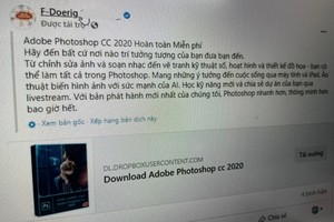 Mất tài khoản Facebook vì bấm vào quảng cáo 