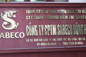 Công ty Bia Sài Gòn Đông Bắc bị đình chỉ vì lơ là chống dịch làm ăn sao?