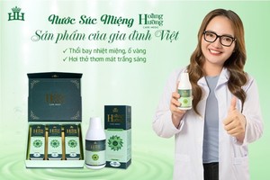 Hé lộ sự thật về bà chủ Hoàng Hường quảng cáo “nổ” công dụng nước súc miệng