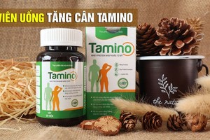 Thực phẩm bảo vệ sức khoẻ Tamino nổ công dụng là thuốc, “lừa” người tiêu dùng?