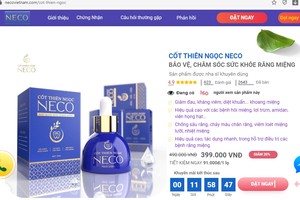 Xịt họng, súc miệng Cốt Thiên Ngọc NECO quảng cáo “láo”: Ai đứng sau Cty TM&DV Cstar?