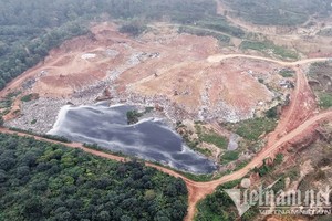 Lý do Vĩnh Phúc phải chôn tạm hàng trăm tấn rác mỗi ngày