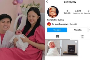 Vừa mới lọt lòng, con gái Salim đã được mẹ lập riêng một tài khoản Instagram