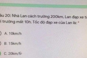 Đề thi “Lan đột biến” khiến Gen Z cạn lời: Đáp án thì đúng nhưng logic nó lạ lắm!