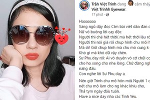 Bị "chê" già rồi mà chụp hình chu môi, Việt Trinh phản pháo sao?