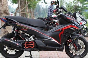 Dân chơi Sài Gòn biến Honda Airblade thành moto PKL 