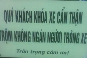 Cười bể ruột với những thông báo siêu bá đạo