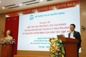 Bộ trưởng Nguyễn Mạnh Hùng: Chuyển đổi số là động lực chính của sự phát triển