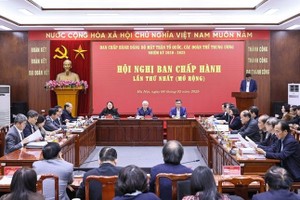 Hội nghị lần thứ nhất Ban Chấp hành Đảng bộ MTTQ, các đoàn thể trung ương