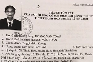 Thực hư thông tin Bí thư Huyện Thiệu Hóa có tới 3 ngày sinh