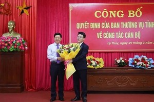 Chánh Văn phòng Tỉnh ủy Quảng Bình làm Bí thư huyện ủy