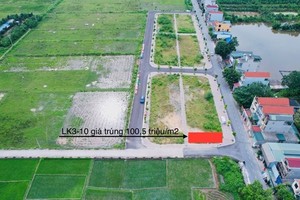 Hà Nội chuẩn bị đấu giá lại hơn 50 lô đất bị bỏ cọc