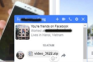 Mã độc giả mạo file video đang phát tán mạnh qua Facebook