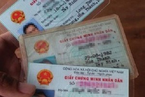 Từ tháng 12 sẽ thu, hủy Chứng minh nhân dân hỏng, bong tróc