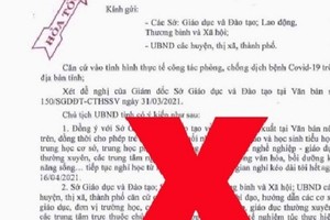 Bắc Ninh truy tìm người giả mạo văn bản cho học sinh nghỉ học từ 1/4