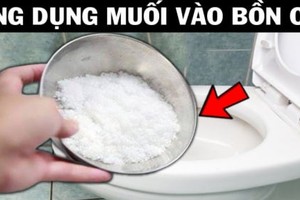 Đổ muối vào bồn cầu: 30 phút sau điều kỳ diệu xảy ra khiến mọi nười sẽ muốn thử