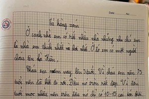 Bài văn miêu tả hàng xóm chân thực tới “phũ phàng” khiến cộng đồng mạng cười ngất