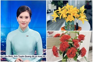 Không gian sống ngập hoa tươi đẹp mê mẩn của BTV Khánh Trang