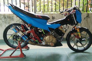 Hàng khủng Suzuki Raider chi chít đồ chơi Racingboy