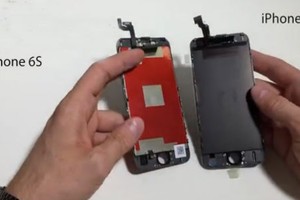 Xuất hiện video so sánh màn hình iPhone 6S và 6