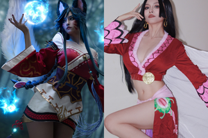 Nữ MC game cosplay tướng Liên Minh Huyền Thoại đầy ma mị, cuốn hút