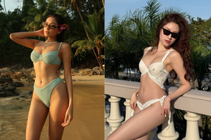 Hội những người đẹp diện bikini khoe dáng đầu năm mới