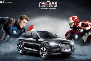 Dàn xe Audi "đại náo" siêu phẩm Captain America phần 3