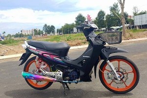 Dân chơi An Giang mạnh tay độ "xế nổ" Honda Wave 125