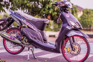 Scooter Yamaha Mio đời đầu độ drag kiểng cực chất