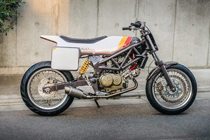 Naked-bike Honda VTR250 “lột xác” flat track cực độc