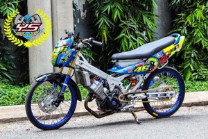 “Xế nổ” Honda Sonic 125 độ siêu xe drag tại Việt Nam