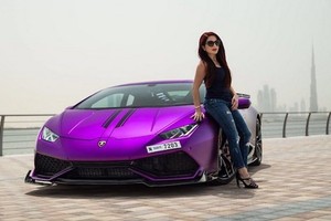 Nữ đại gia “chịu chơi” sắm Lamborghini Huracan độ 