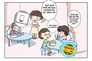 Hí họa: Khi con người ‘dính chặt’ vào ổ cắm điện