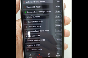Điện thoại HTC 10 lộ điểm Antutu hơn đứt iPhone 6s, Galaxy S7 edge