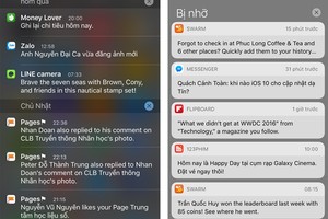 So sánh giao diện hệ điều hành iOS 9 và iOS 10