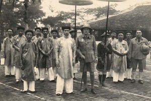 Ảnh hiếm: Vua Bảo Đại tuần du miền Trung năm 1932-1933